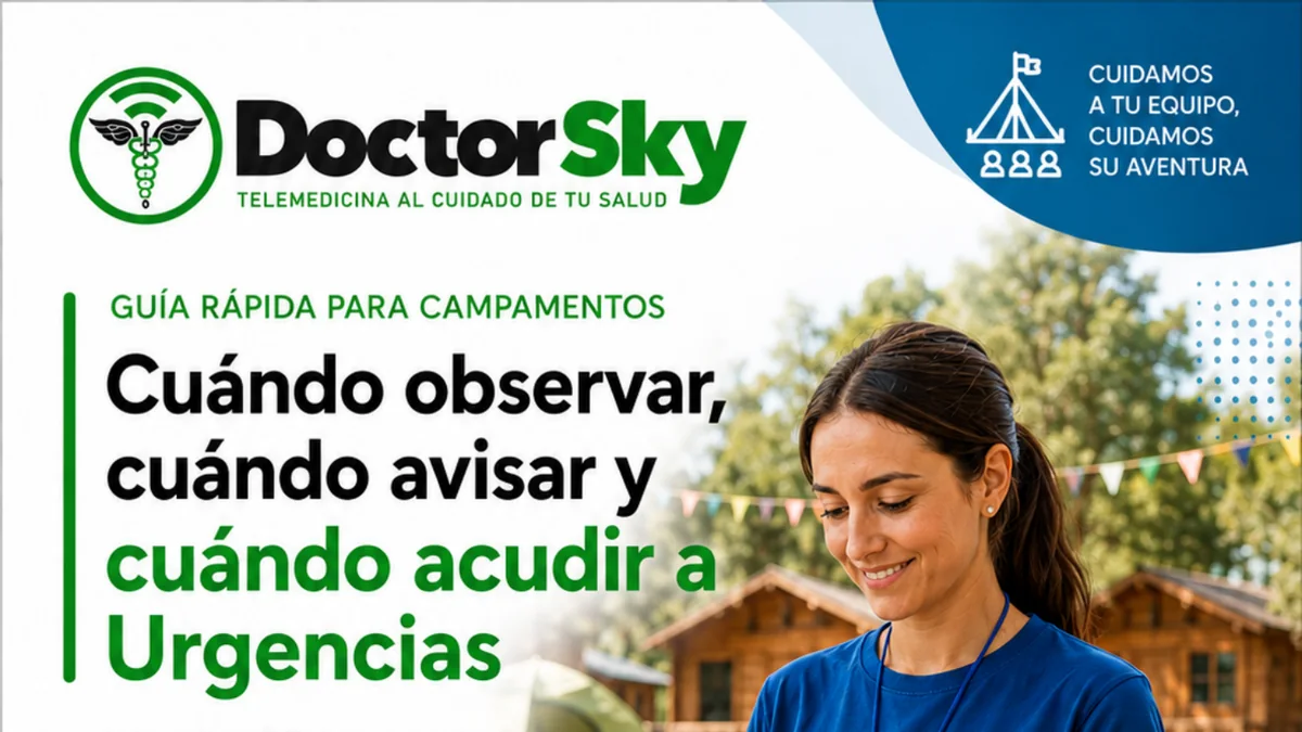 Portada de la guia DoctorSky para campamentos y monitores