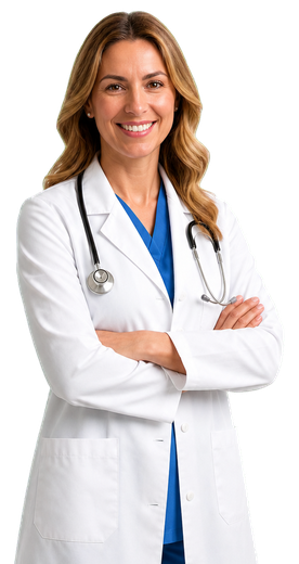 Médica de DoctorSky para demo de hospitales