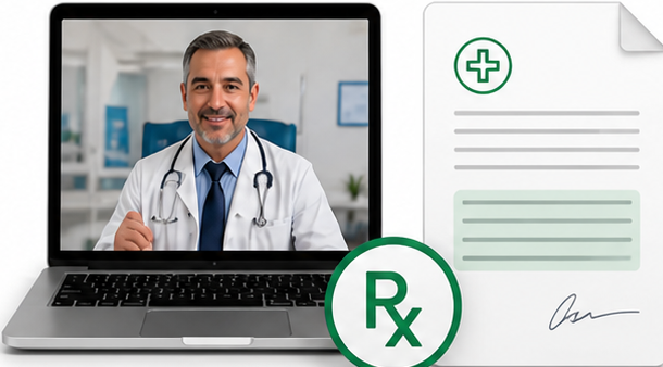 Videoconsulta con informe y receta