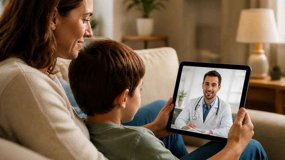 Equipo m&eacute;dico de DoctorSky atendiendo online